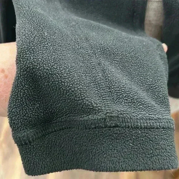 LL Bean Mens 1/4 Zip Pullover Sz Large Regular Black - Picture 5 of 5